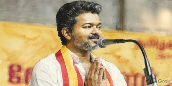 തിരഞ്ഞെടുപ്പ് ചട്ടം ലംഘിച്ചു; ടിവികെ അധ്യക്ഷൻ വിജയ്‌ക്കെതിരെ നടപടി