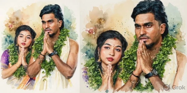 പഴയ പിണക്കങ്ങൾ മറന്ന് ഗുരുവായൂരപ്പന്റെ നടയിൽ സുജിനും നിദയും വീണ്ടും ഒന്നിച്ചു
